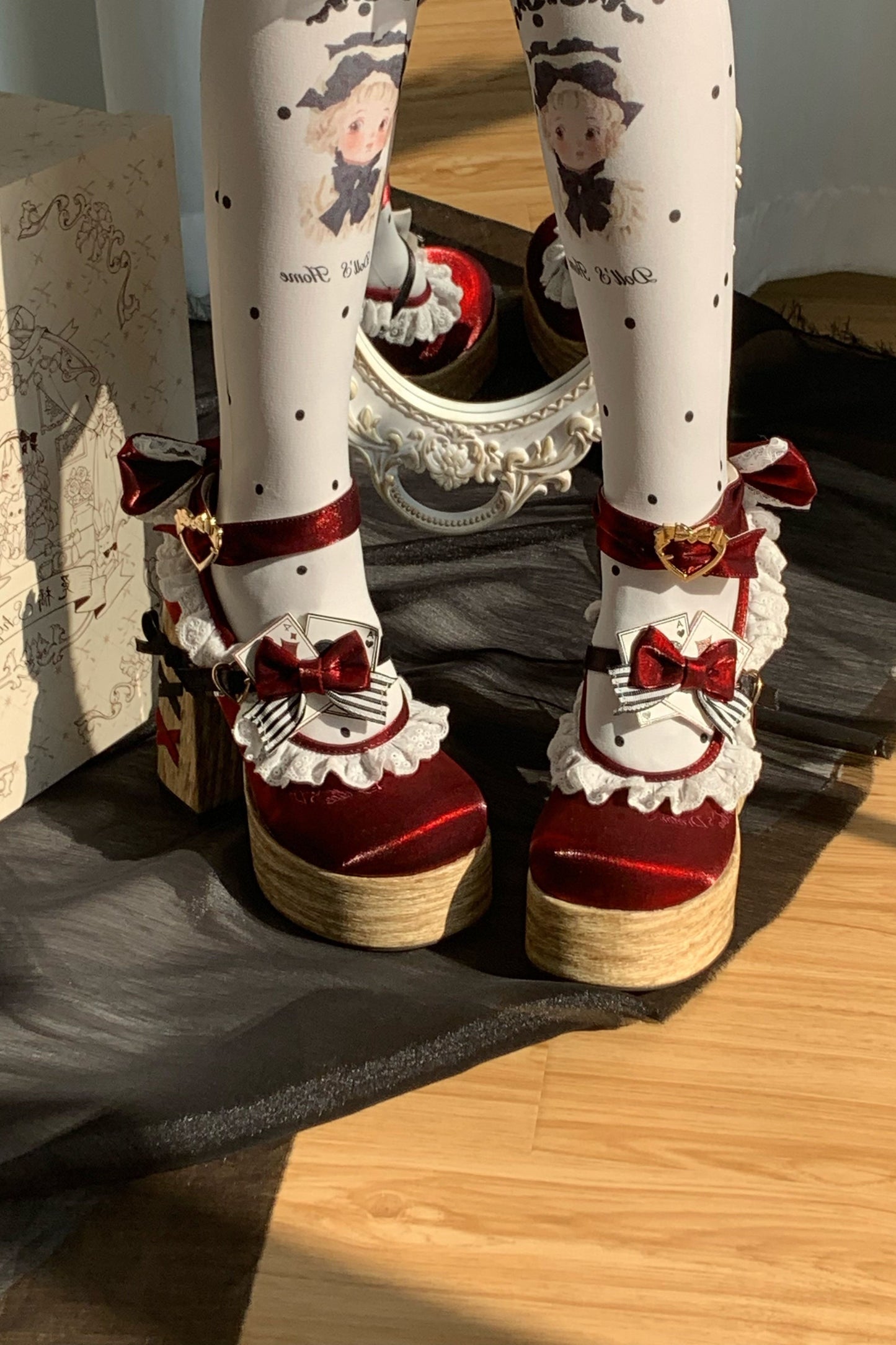 Alice's Adventure Retro Doll Lolita Heels