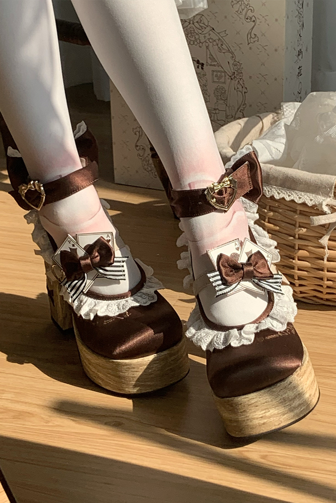 Alice's Adventure Retro Doll Lolita Heels