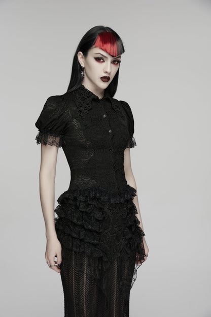 Classic Vintage Blouse with a Flattering Fit