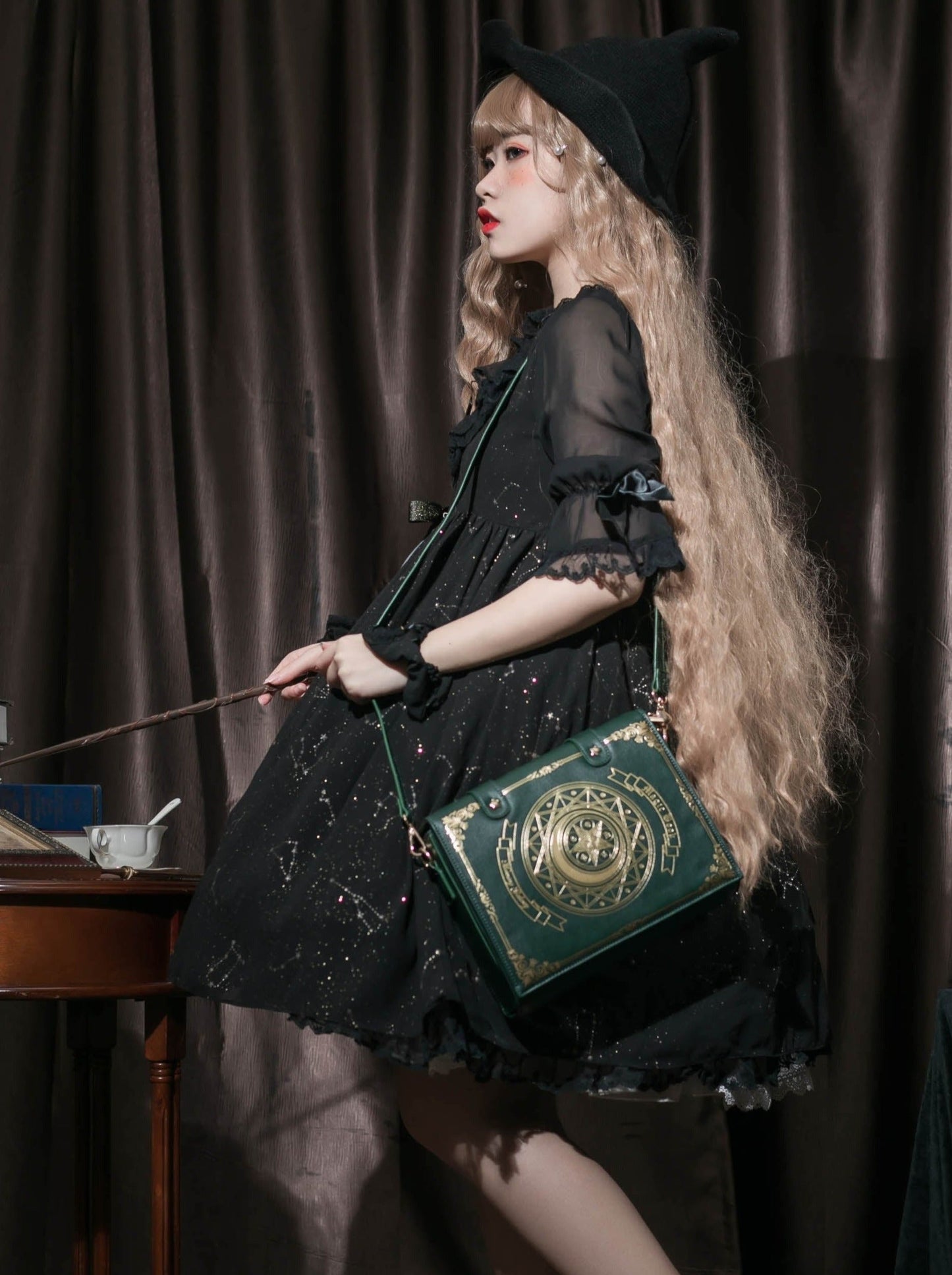 Antique Book Magic Bag