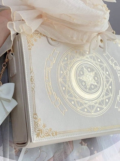 Antique Book Magic Bag