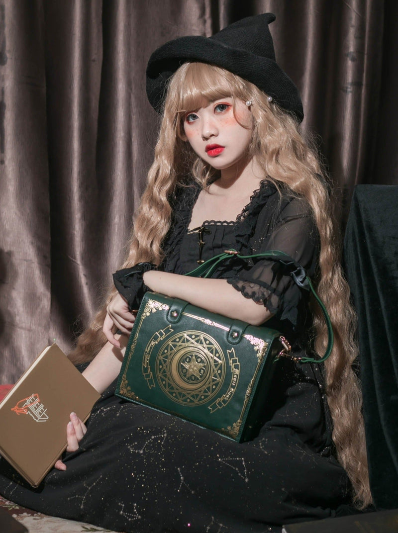 Antique Book Magic Bag