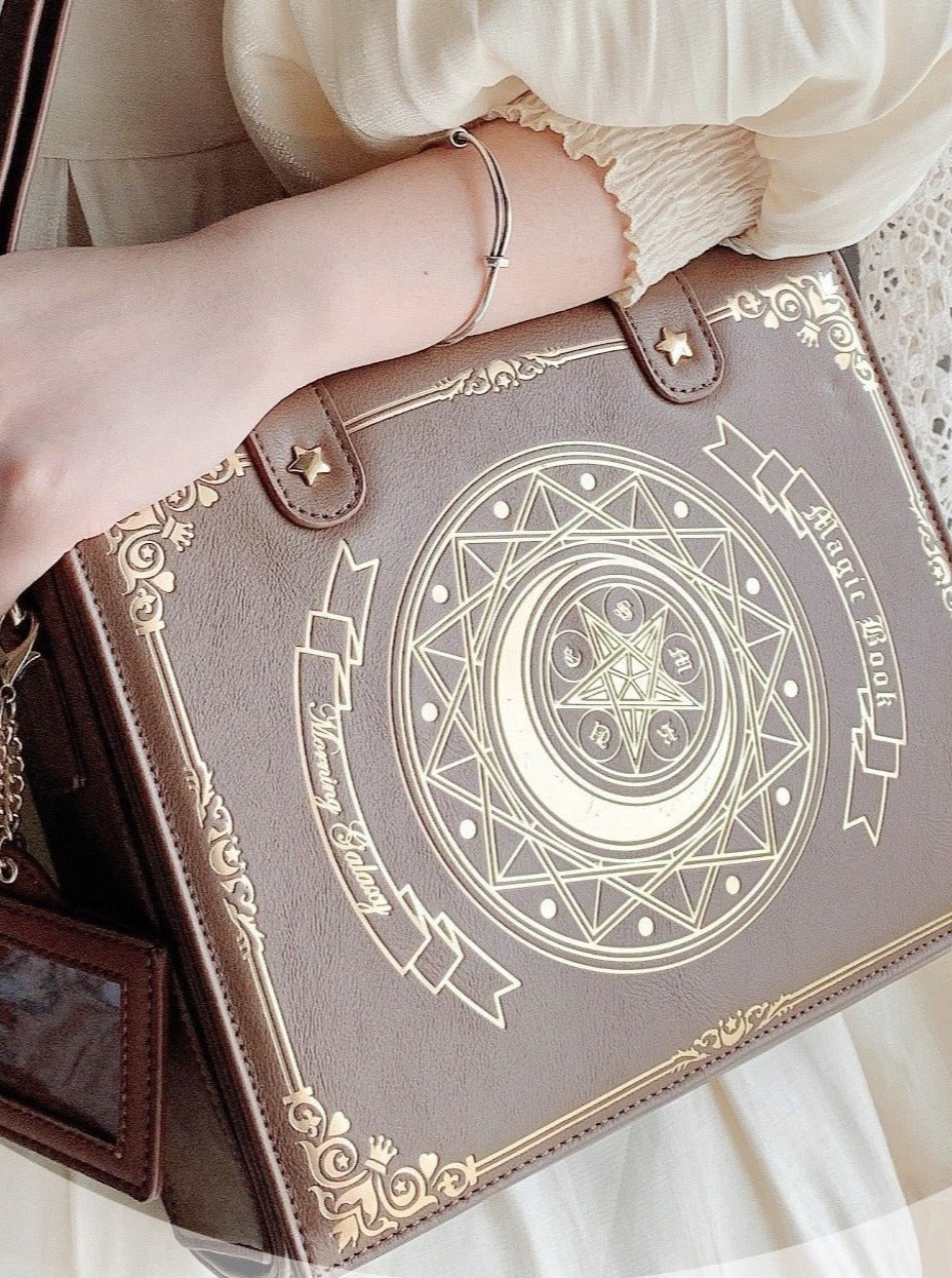 Antique Book Magic Bag