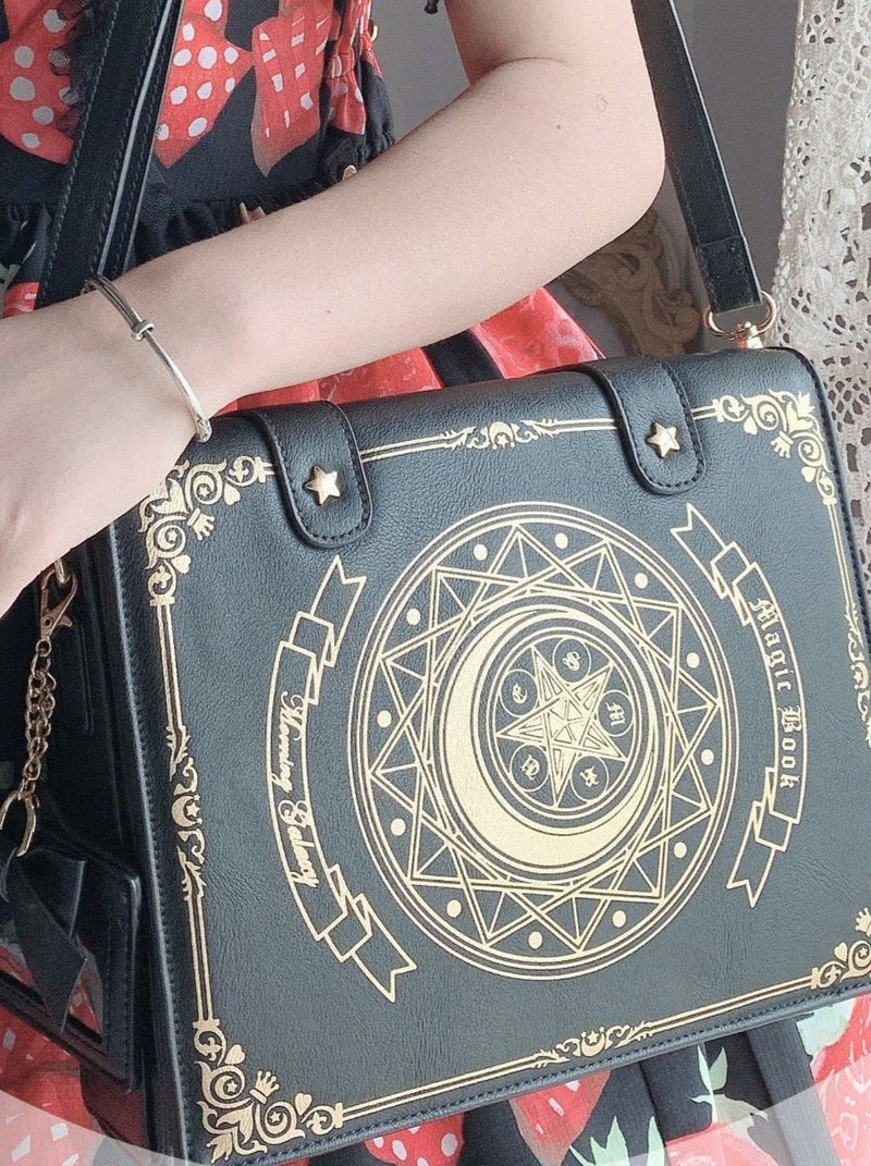 Antique Book Magic Bag