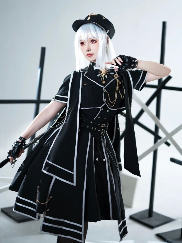 Judgment Army Lone Knight Military Uniform Lolita Set