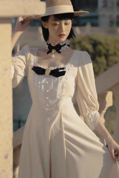 Retro Lace Classic Lolita Dress