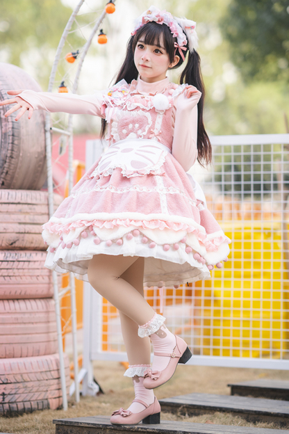 Sweet Girly Cat Lolita Set