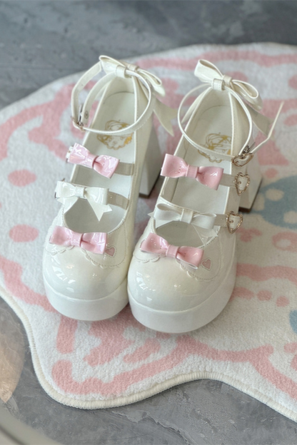 Biscuit Lolita Ribbon Shoes