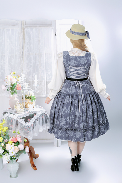 Sketch Wild Rose Lolita Jumper Skirt