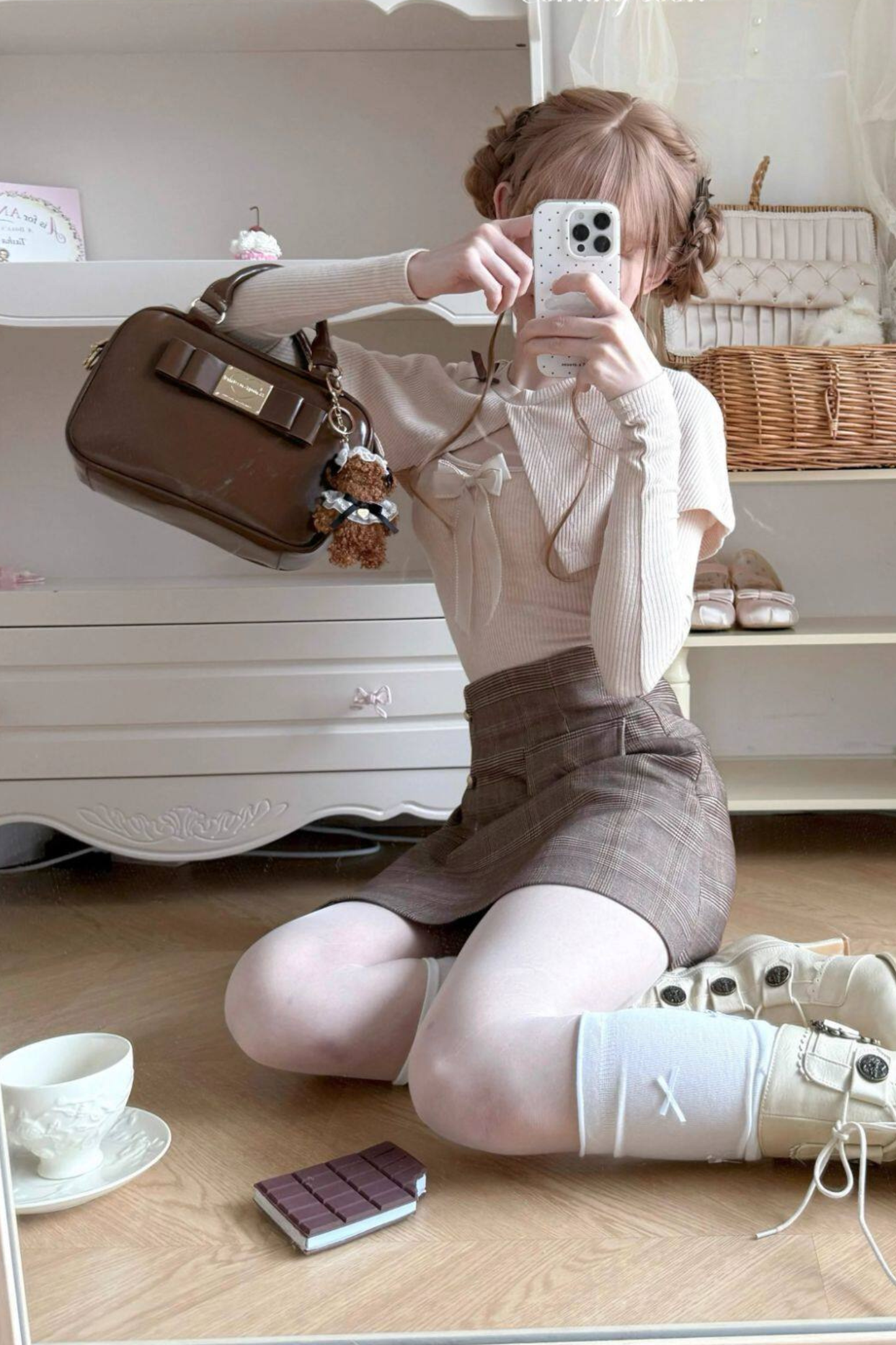 Girl Ribbon Mini Handbag