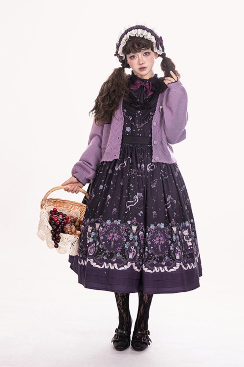 Winery Retro Bear Lolita Dress