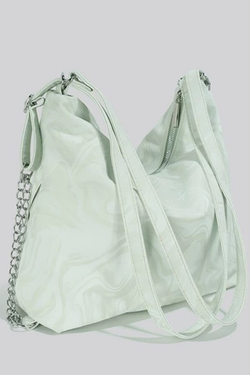 Silver Butterfly One Shoulder Bag