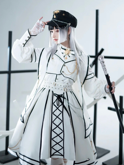Judgment Army Lone Knight Military Uniform Lolita Set