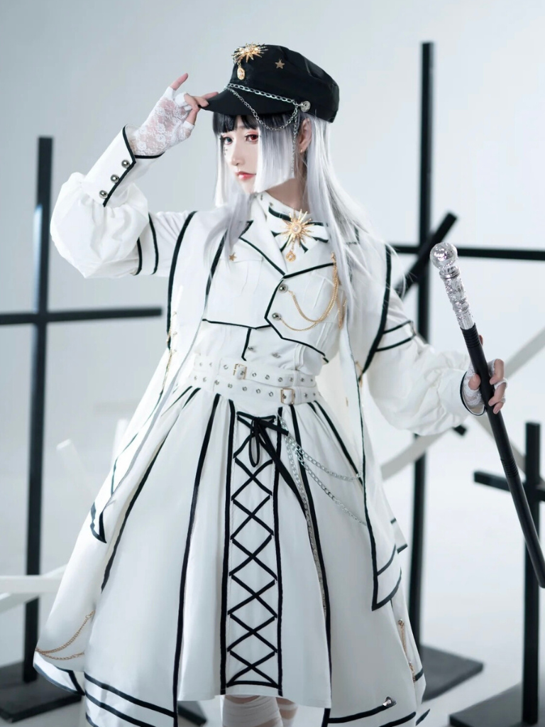 Judgment Army Lone Knight Military Uniform Lolita Set