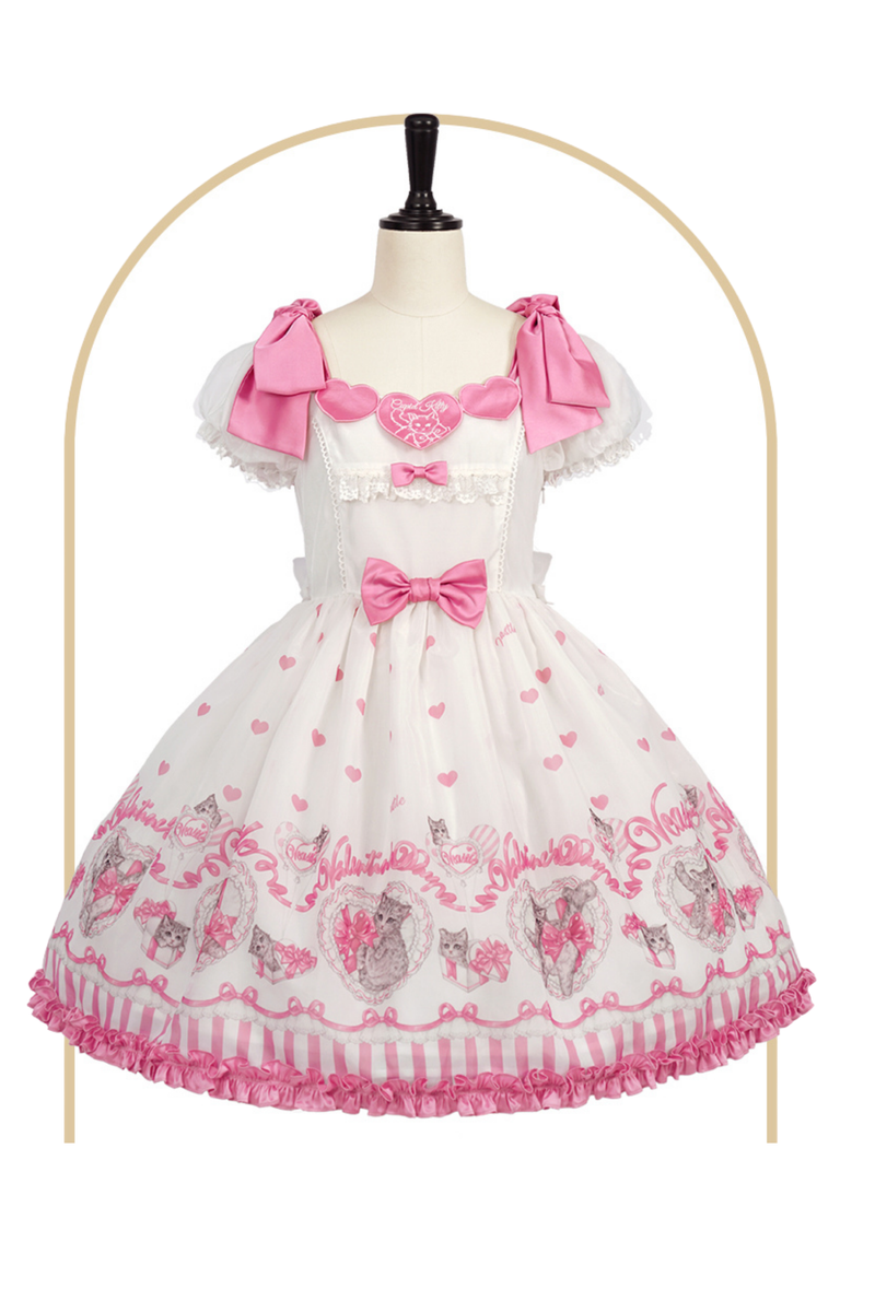 Sweet Girly Cat Jsk + Dress