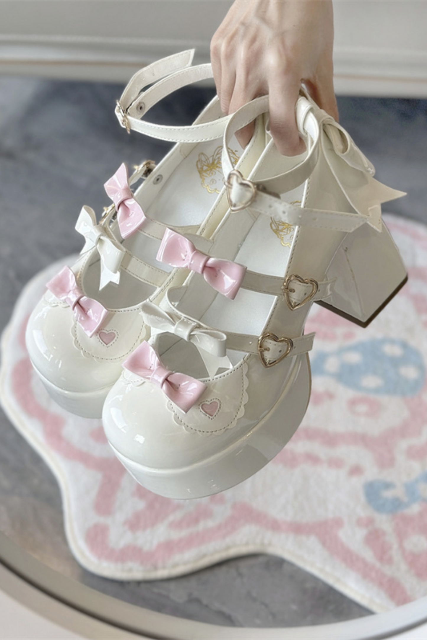 Biscuit Lolita Ribbon Shoes