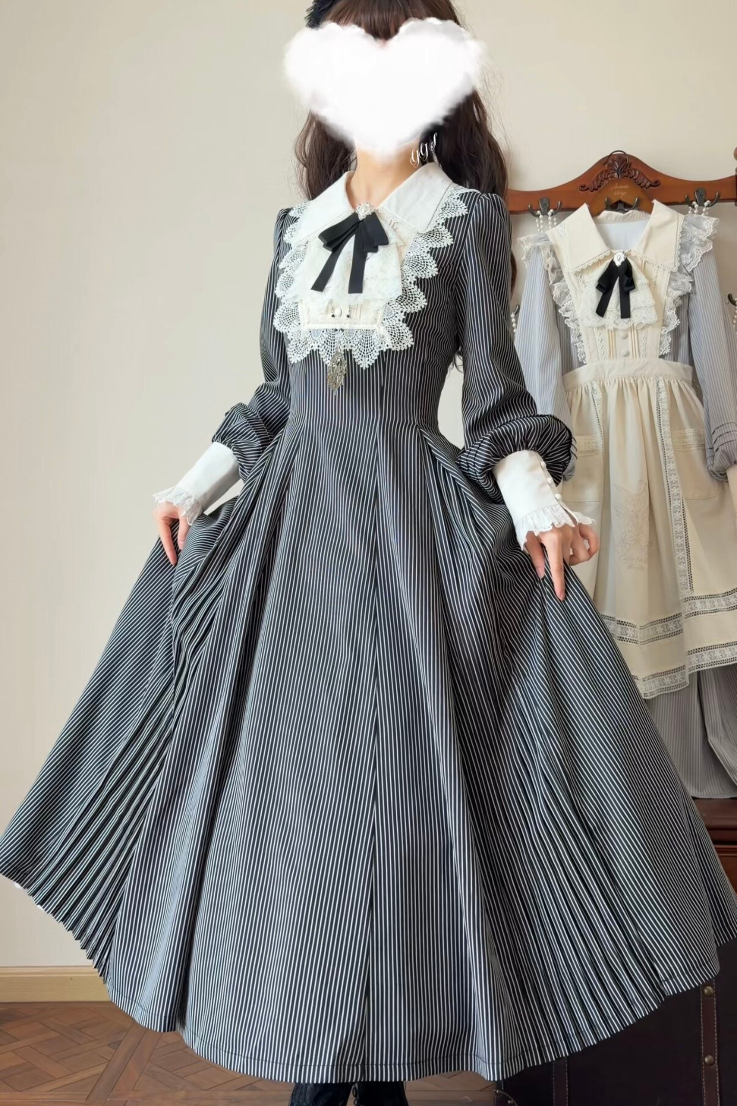 Retro Lolita Dress + Apron