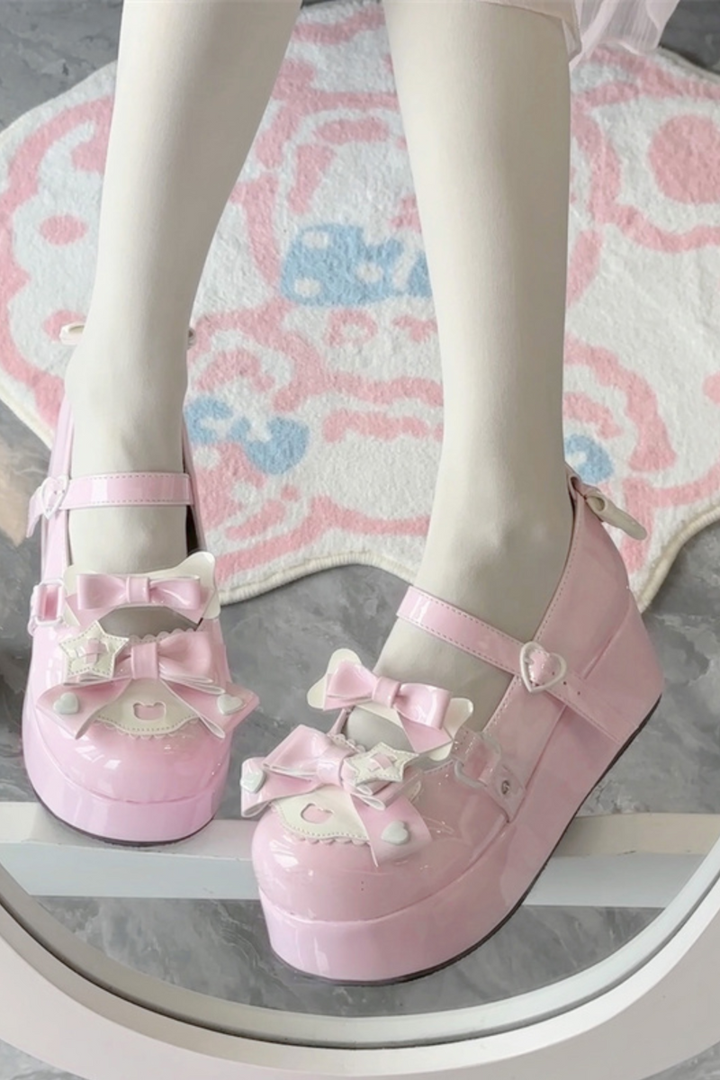Cookie Lolita Make a Wish Knot Shoes