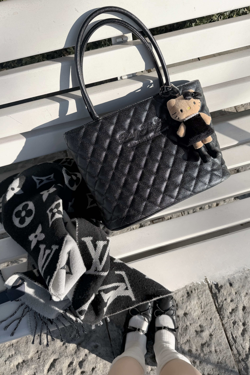 Sweet Quilted Tote Bag