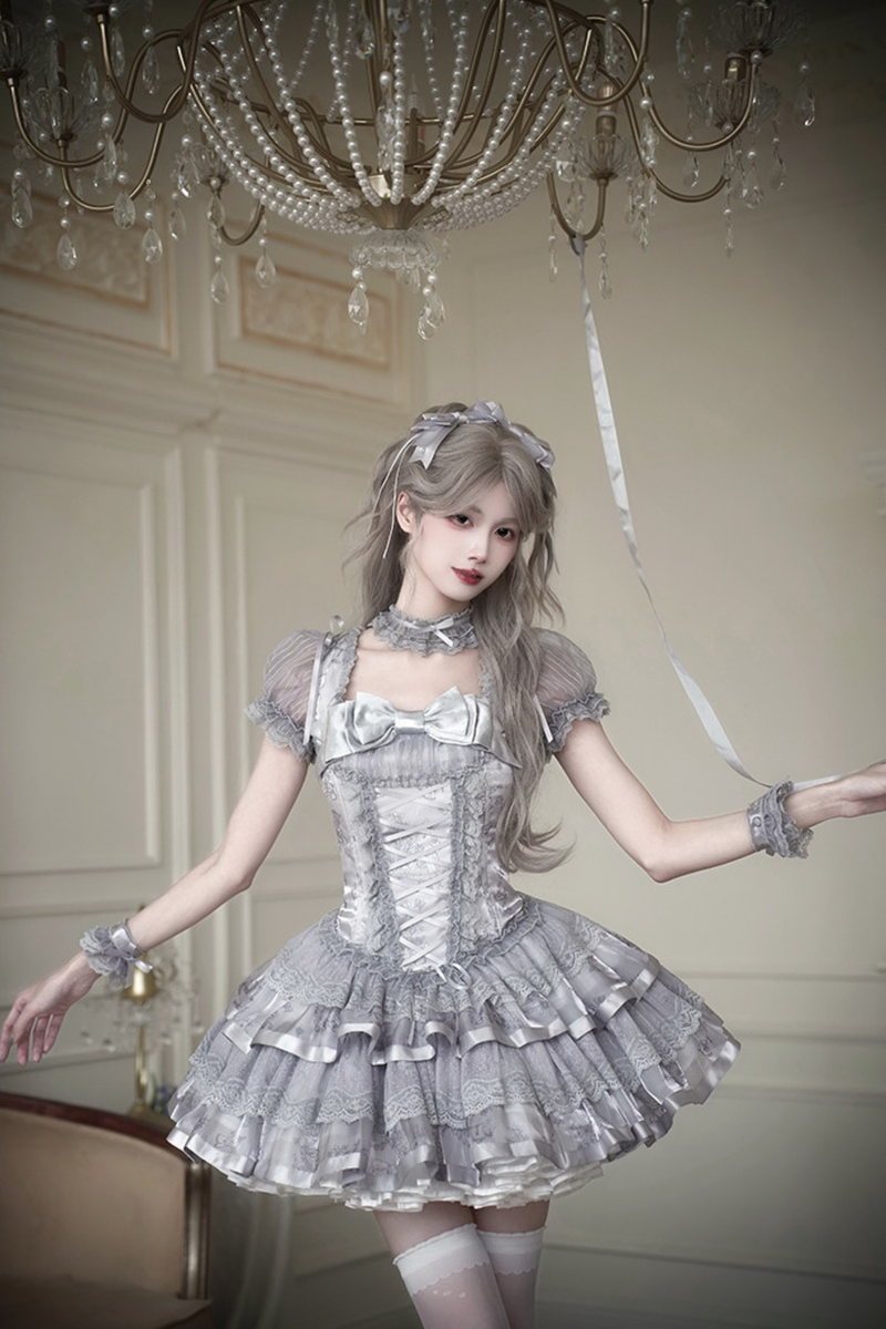 [pre-order Deadline: April 3] Gilded Fantasy Lolita Dress + Jumper Skirt