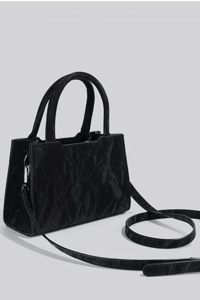 Logo Ribbon Square Mini Bag