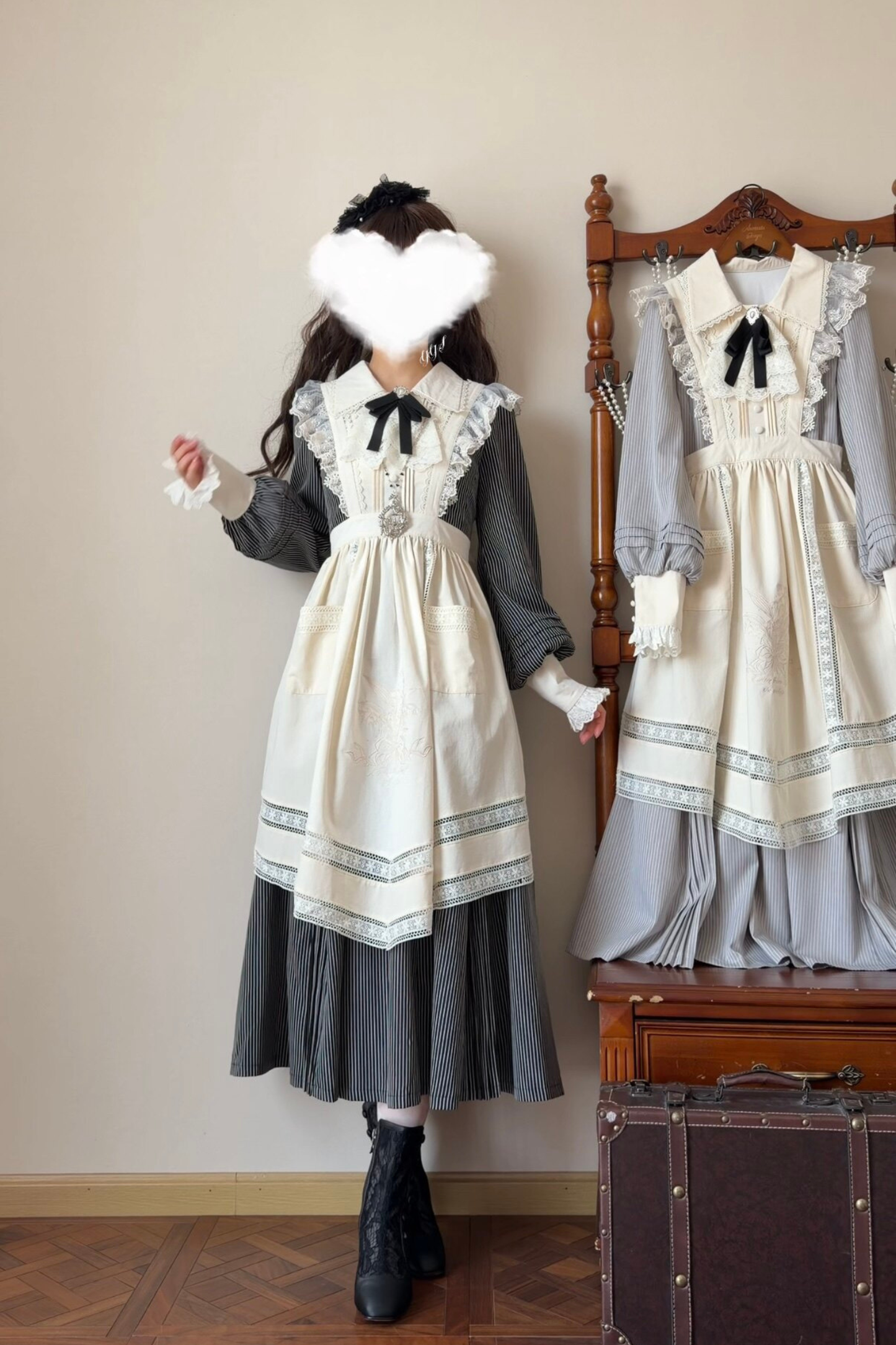 Retro Lolita Dress + Apron