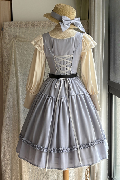 Sketch Wild Rose Lolita Jumper Skirt