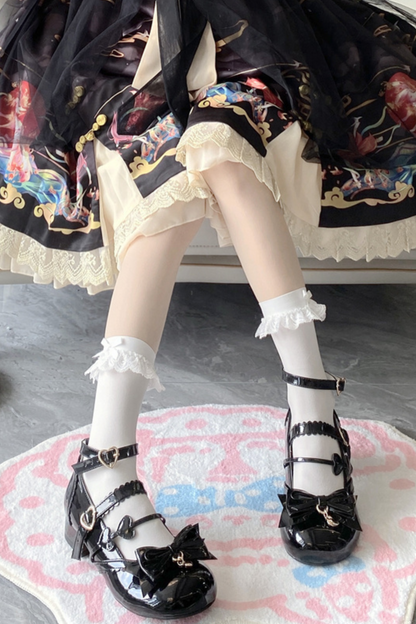 Biscuit Lolita Heel Round Toe Shoes