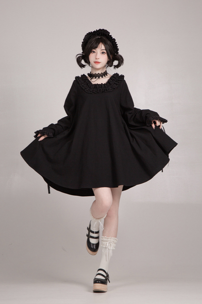 [pre-order] Gothic Doll Lolita Dress + Lolita Apron