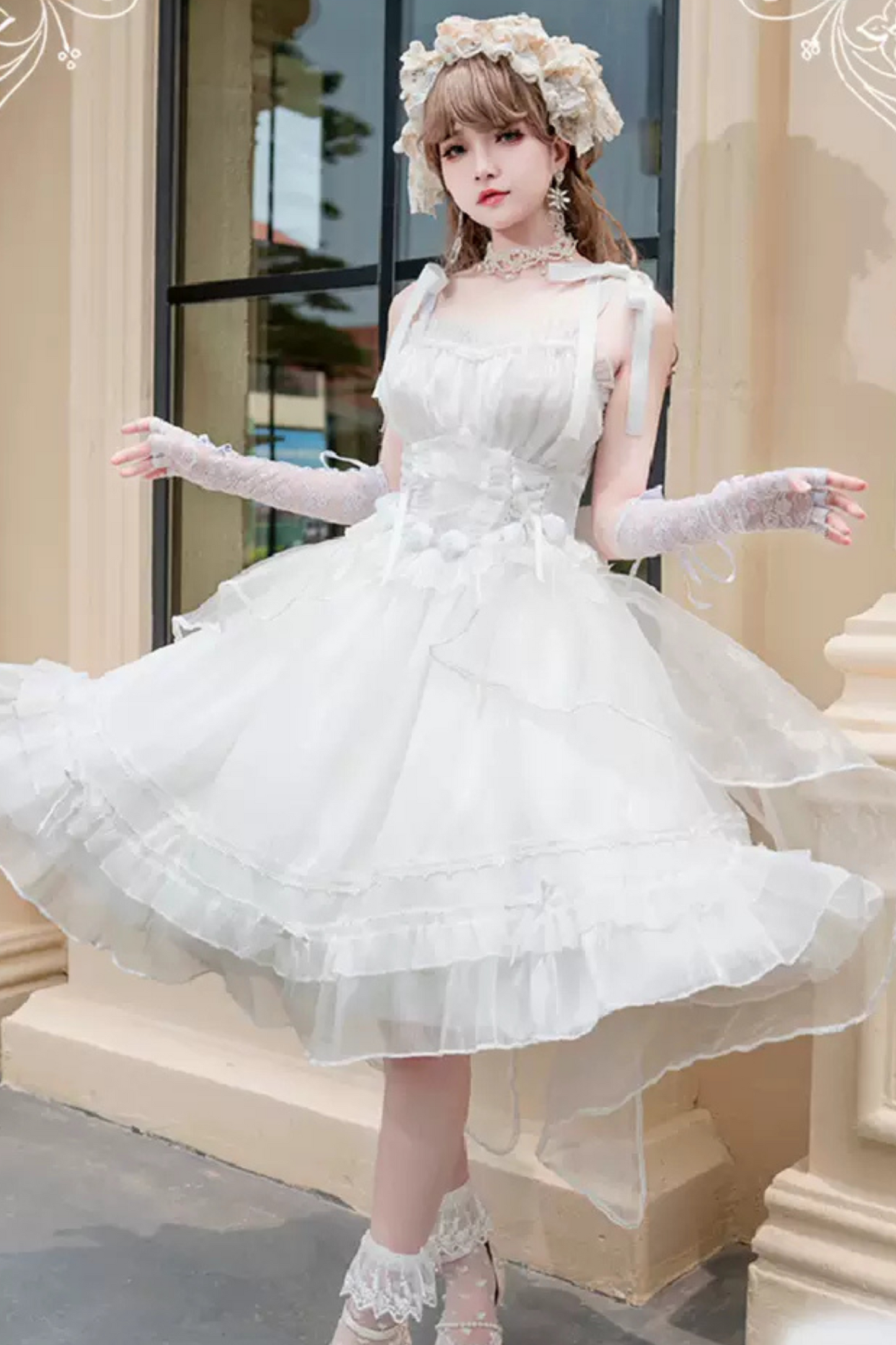 Princess White Dress