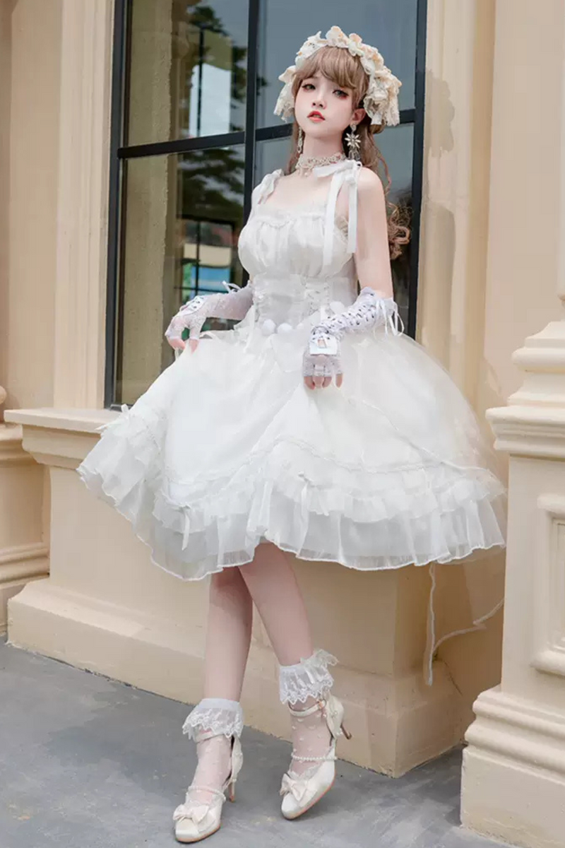 Princess White Dress