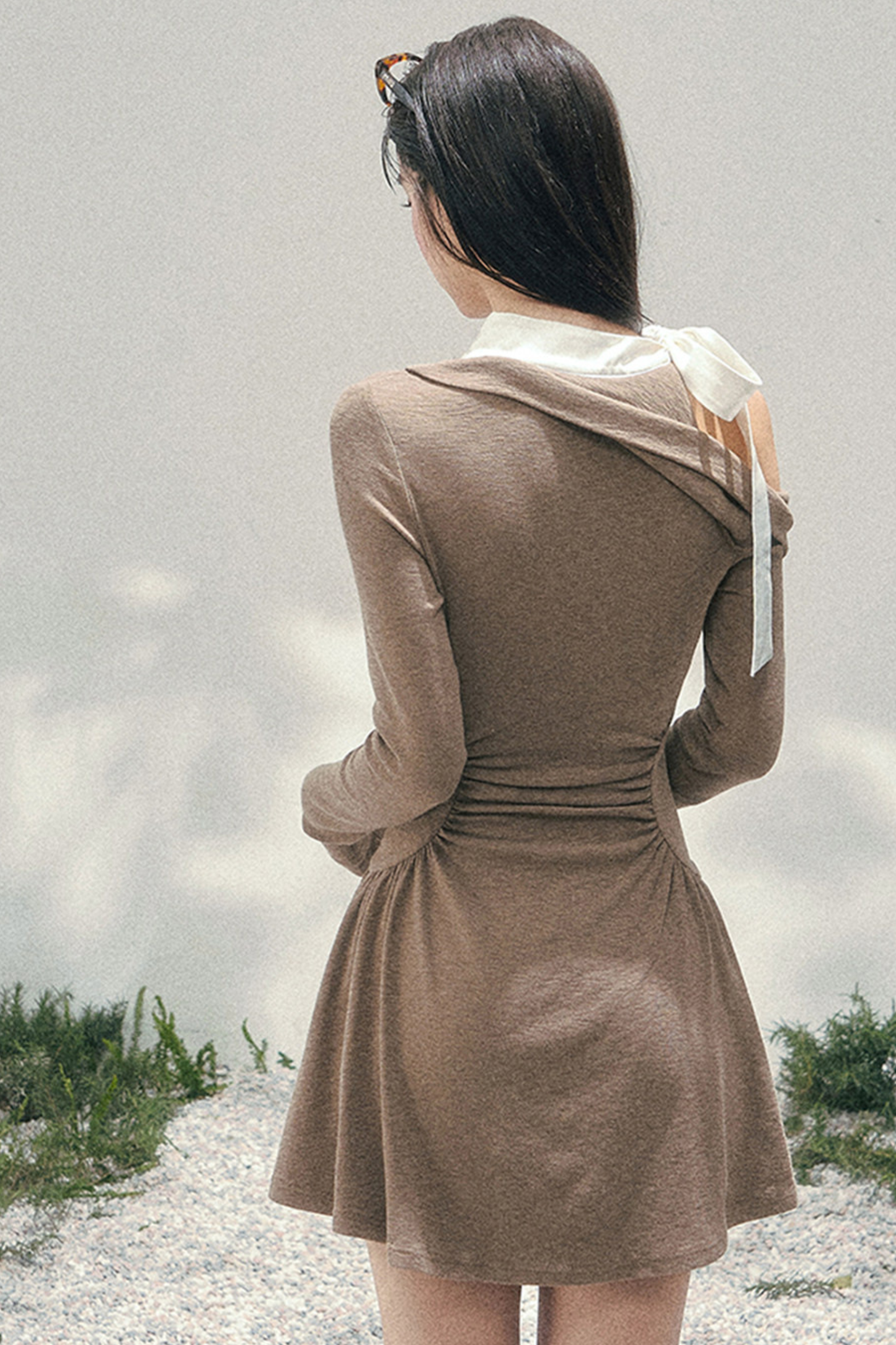 French Lace Off Shoulder Dress