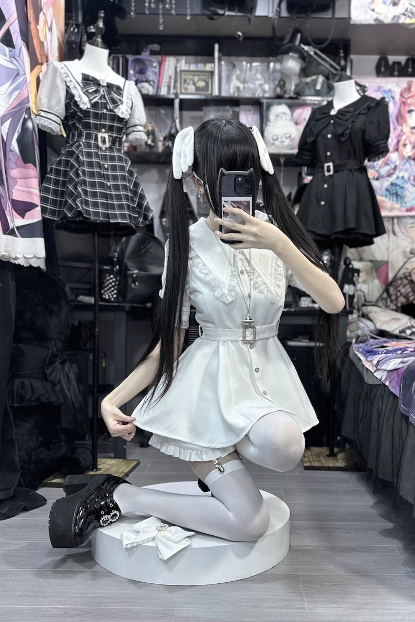 [pre-order] Dark Sweet Sailor Top + Ruffled Shorts