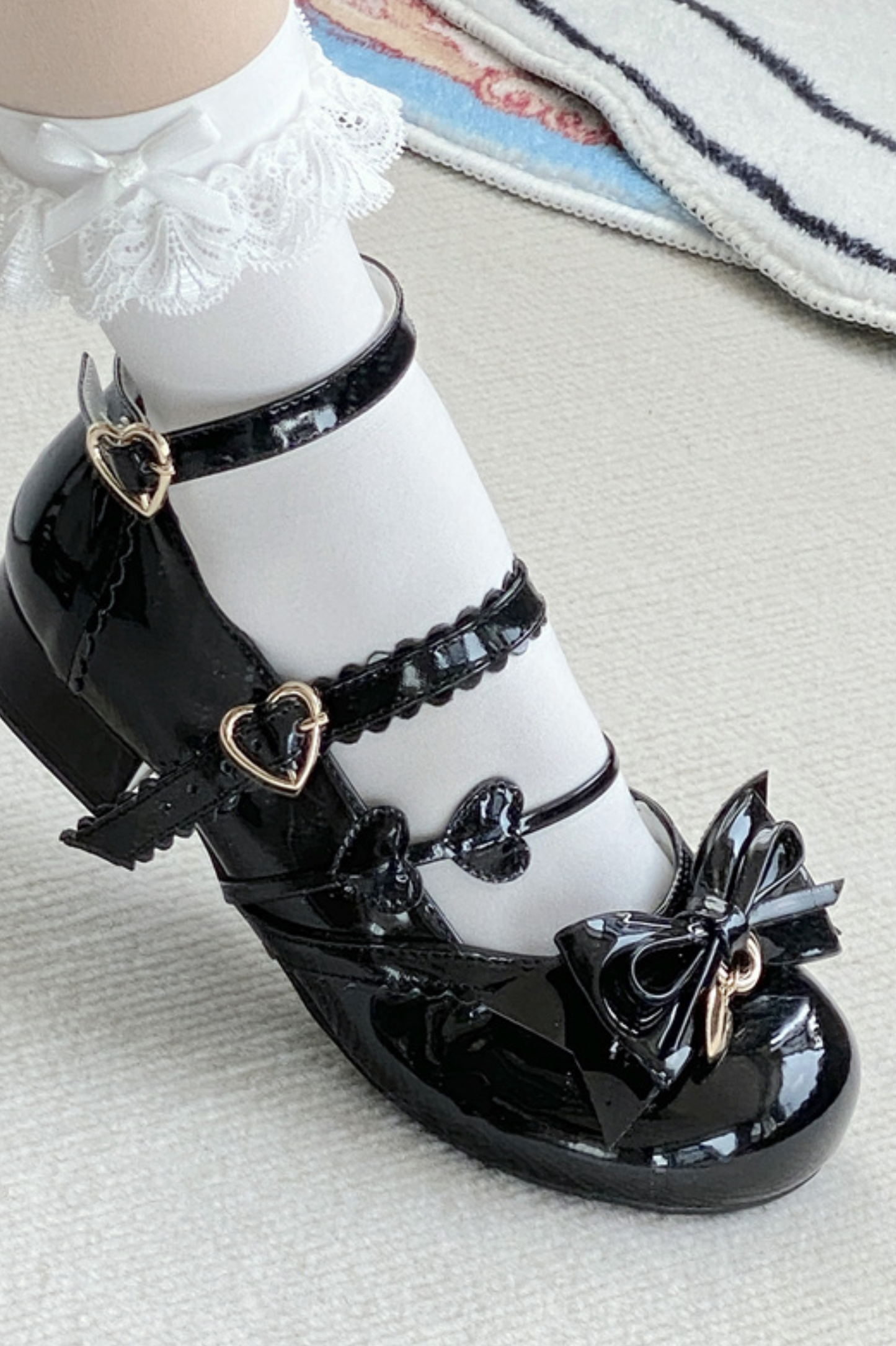 Biscuit Lolita Heel Round Toe Shoes