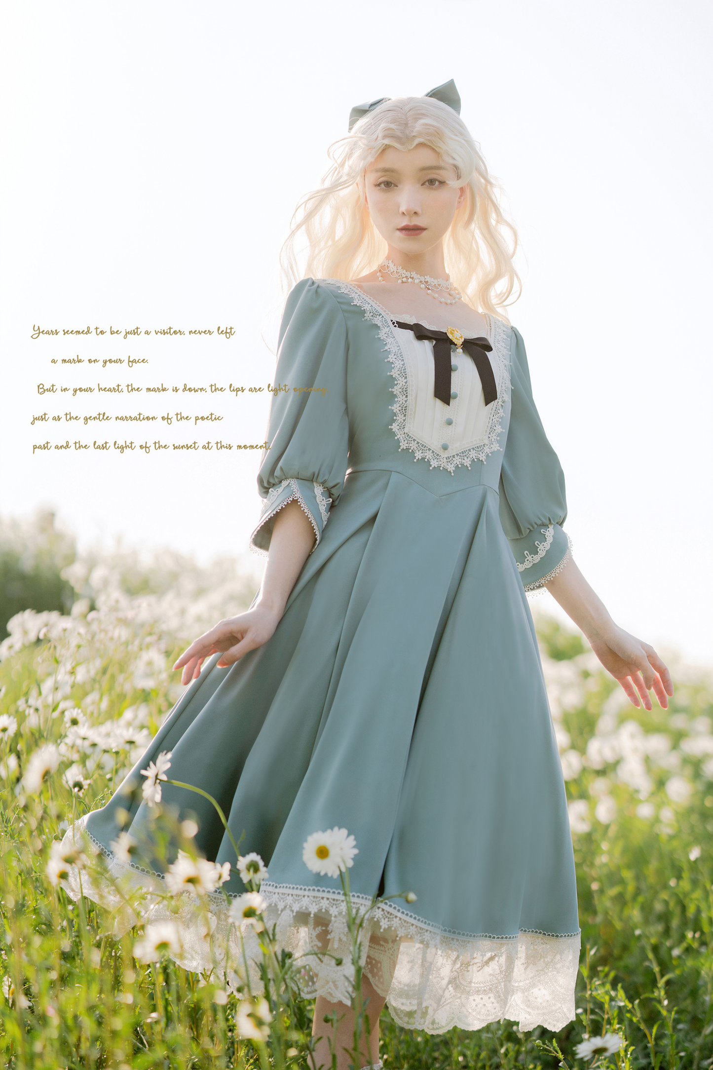 Retro Lace Classic Lolita Dress