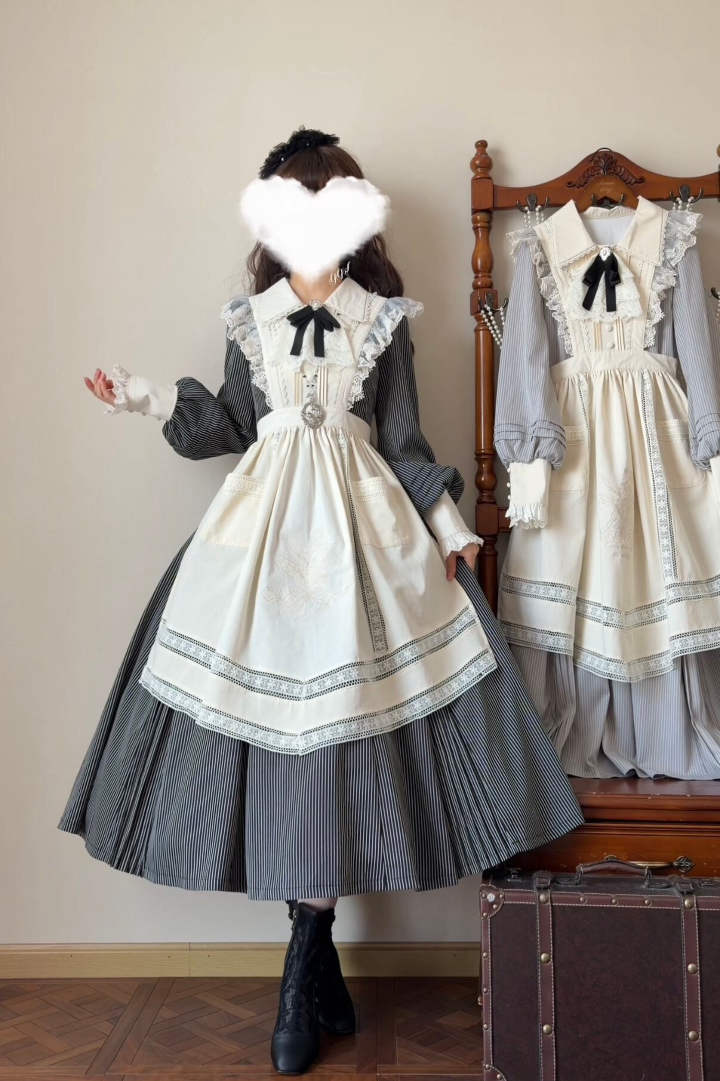 Retro Lolita Dress + Apron