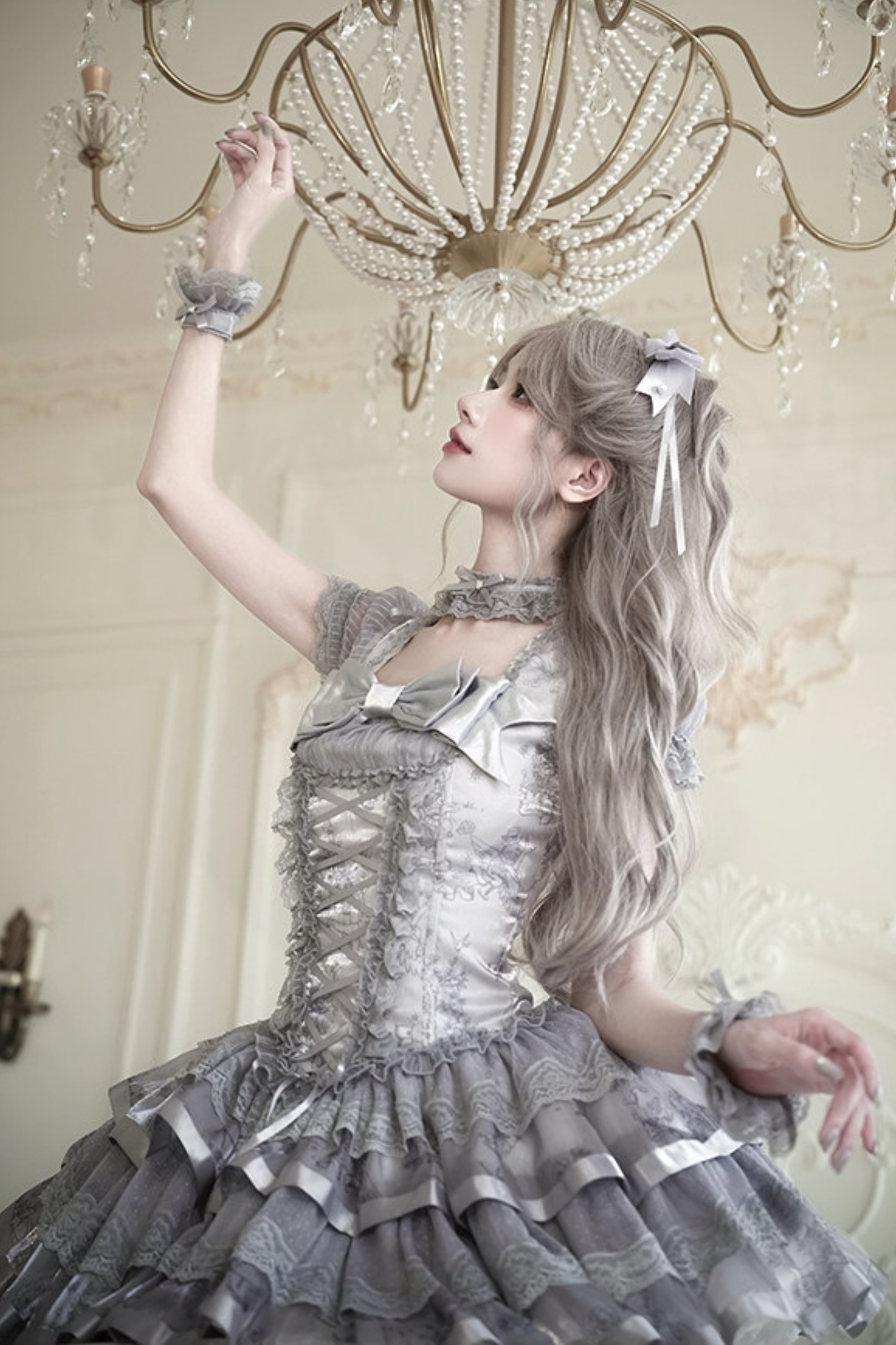 [pre-order Deadline: April 3] Gilded Fantasy Lolita Dress + Jumper Skirt