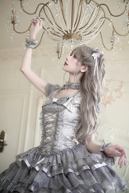 [pre-order Deadline: April 3] Gilded Fantasy Lolita Dress + Jumper Skirt