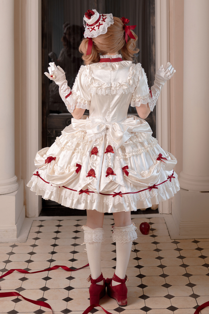 [pre-order Deadline: March 29] Cream Strawberry Lolita Dress