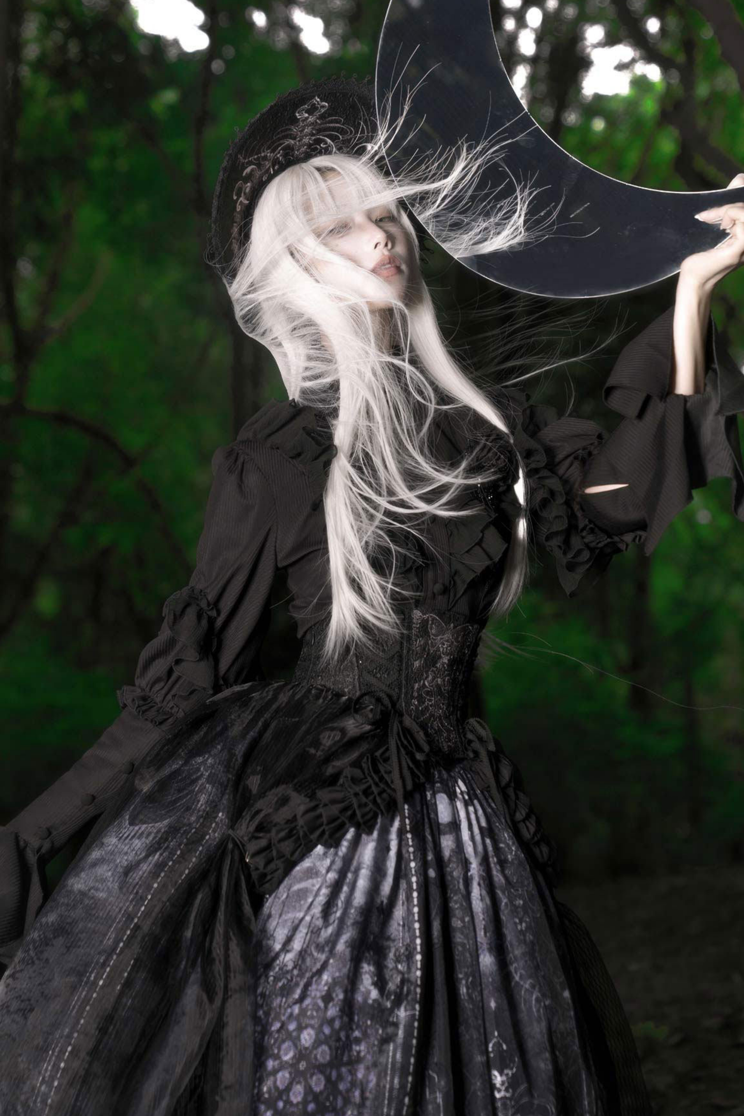 Gothic Lolita Jumper Skirt + Jacket + Skirt + Shirt + Corset + Accessories