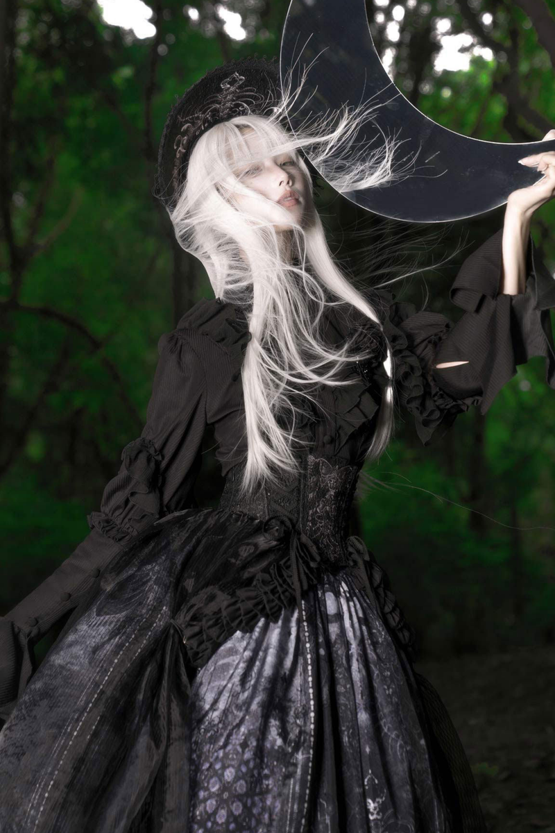 Gothic Lolita Jumper Skirt + Jacket + Skirt + Shirt + Corset + Accessories