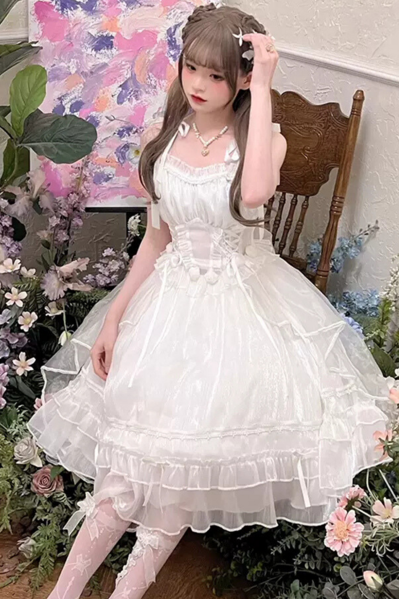 Princess White Dress