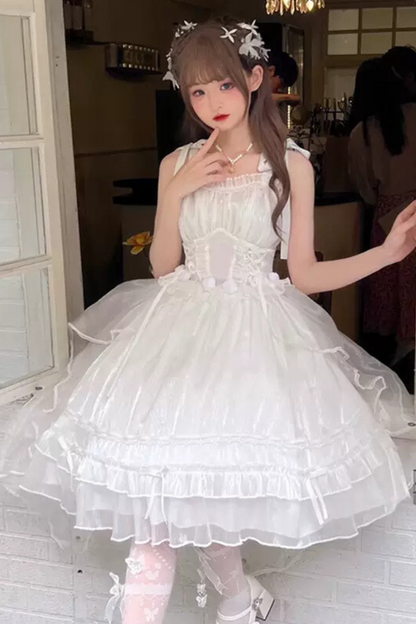 Princess White Dress