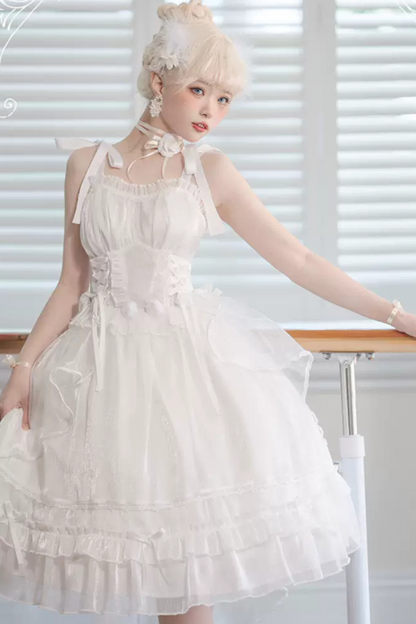 Princess White Dress