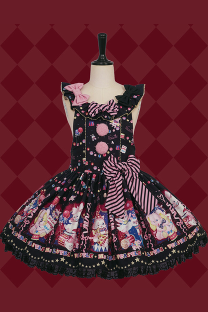 Circus Suspender Lolita Dress + Skirt