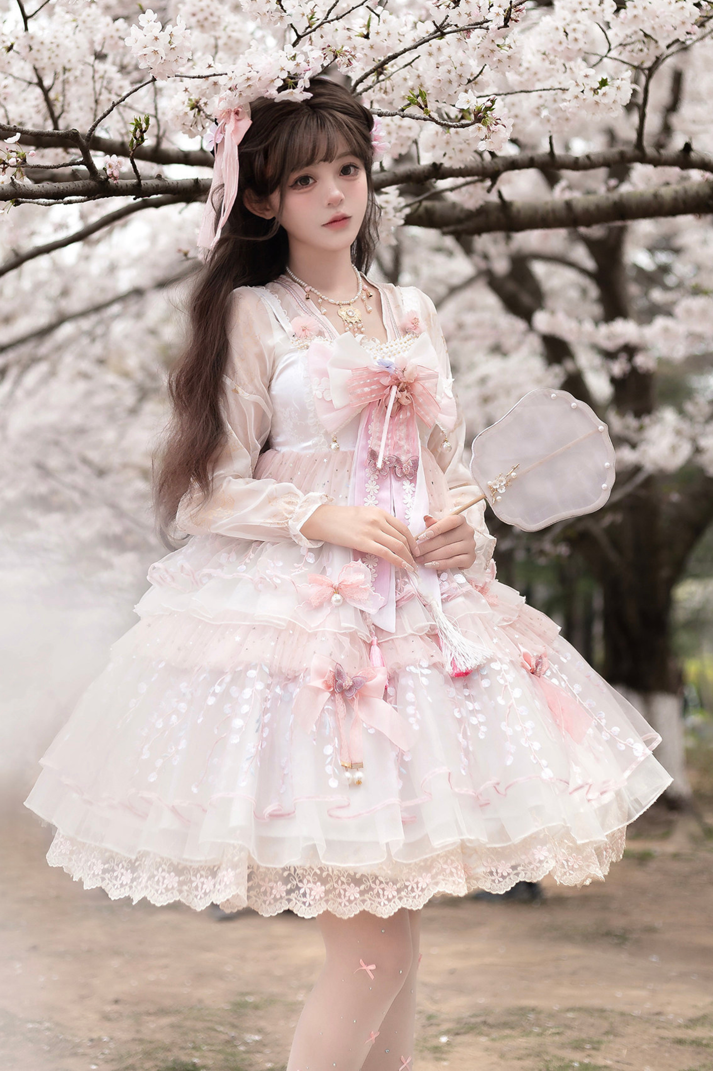 Sakura Sweet Chinese-style Lolita Dress