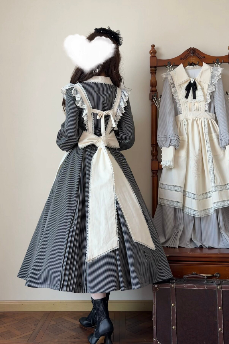 Retro Lolita Dress + Apron