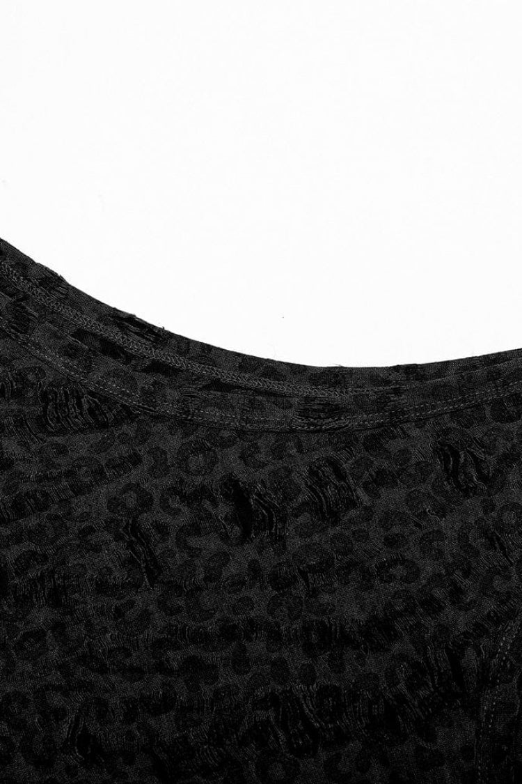 Sleeveless Print Ripped Steampunk Vest 2 Colors