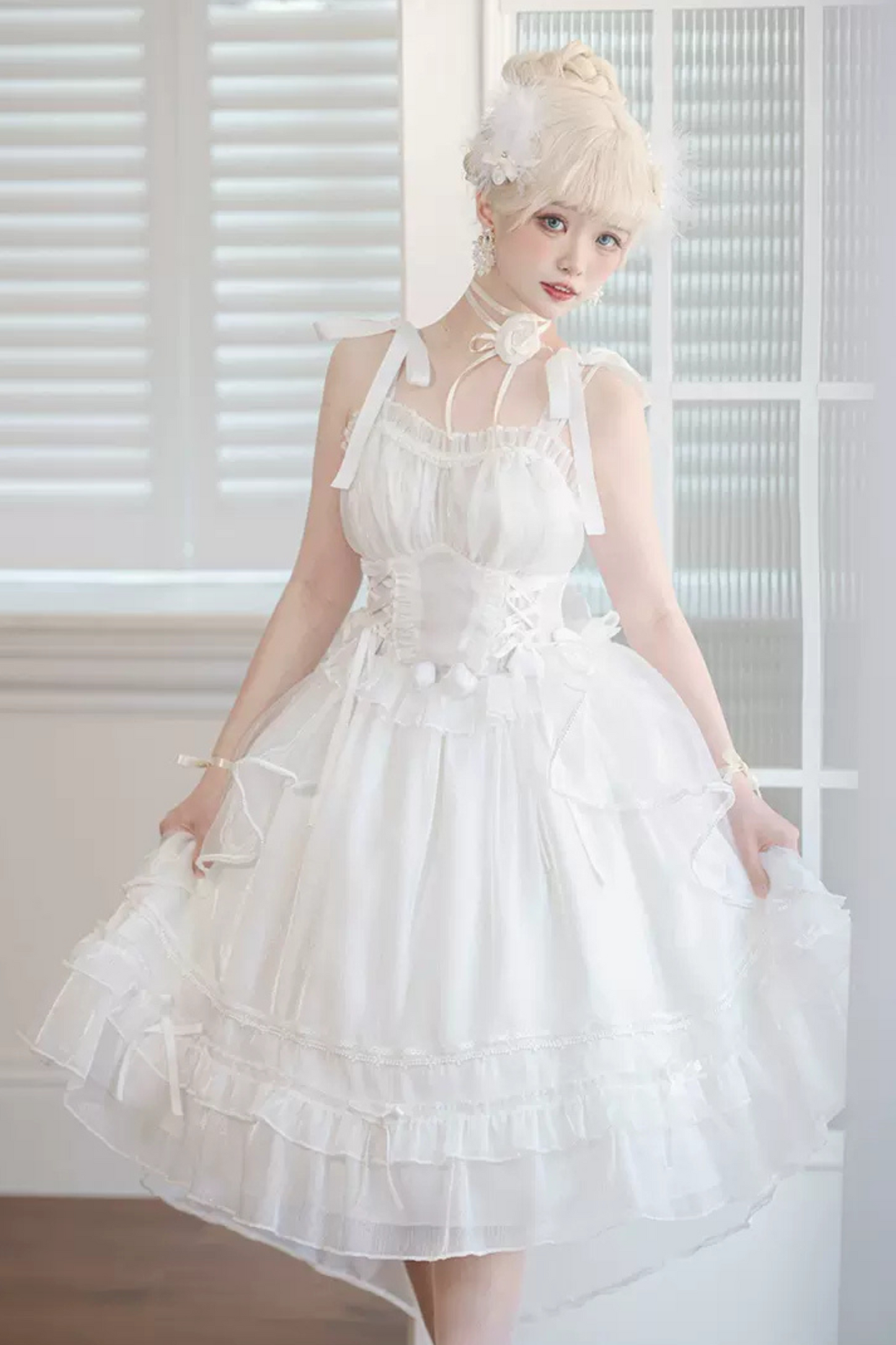 Princess White Dress