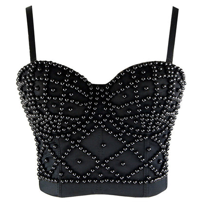 Beaded Gothic Top